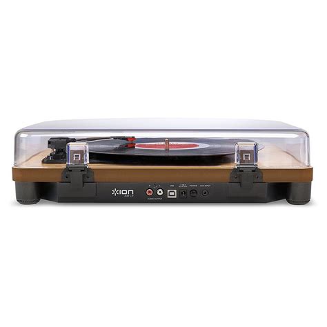 Ion Audio Air Lp Bluetooth Turntable With Usb Conversion Wood At