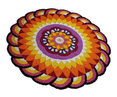 Onam flower kolam (page 1) onam pookalam pictures my missing shoe: Onam Pookalam - Latest Photos of Floral Designs ...