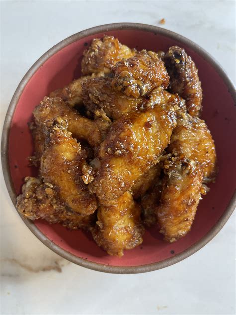 beer battered chicken wings with honey garlic beer glaze — alix traeger