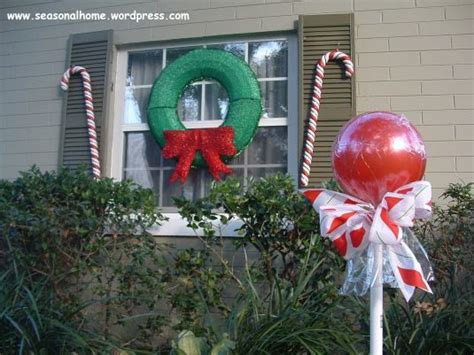 20 Large Candy Cane Decorations Outdoors