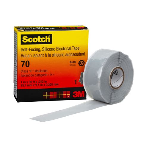 Buy 3m Scotch Self Fusing Silicone Rubber Electrical Tape 70 1 In X 30 Ft Sky Bluegray High