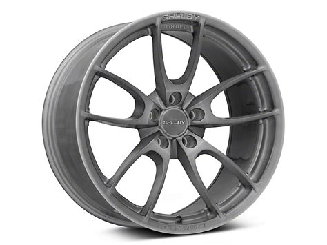 Shelby Mustang Cs21 Smoked Tint Brushed Aluminum Wheel 19x105