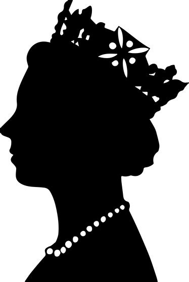 Open Full Size Download Queen Elizabeth Silhouette Download