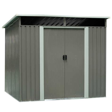 Having a shed in either your back yard or garden is now a popular sight in the majority of today's households. Outdoor Steel Metal Garden Storage Shed Tool Utility