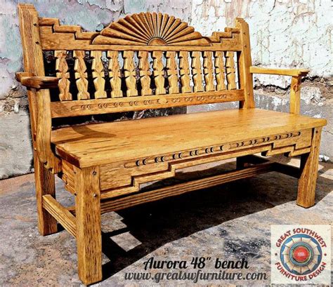 Regardless of what kind of outdoor bench you're looking for, ace can help. Custom Southwest Bench Aurora | Southwestern benches ...