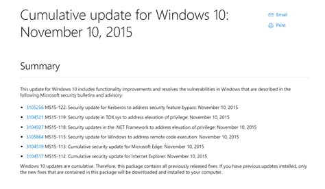 A New Cumulative Update For Windows 10 Is Currently Rolling Out