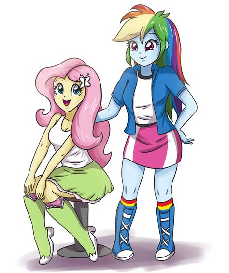 Fluttershy And Rainbow Dash By Sumin6301 On Deviantart