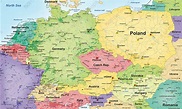 Political Vector Map Central Europe 835 | The World of Maps.com