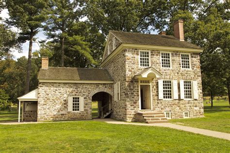 George Washingtons Headquarters Valley Forge Stone Farmhouse