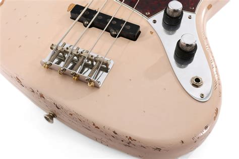 Fender Flea Signature Jazz Bass Shell Pink Andertons Music Co