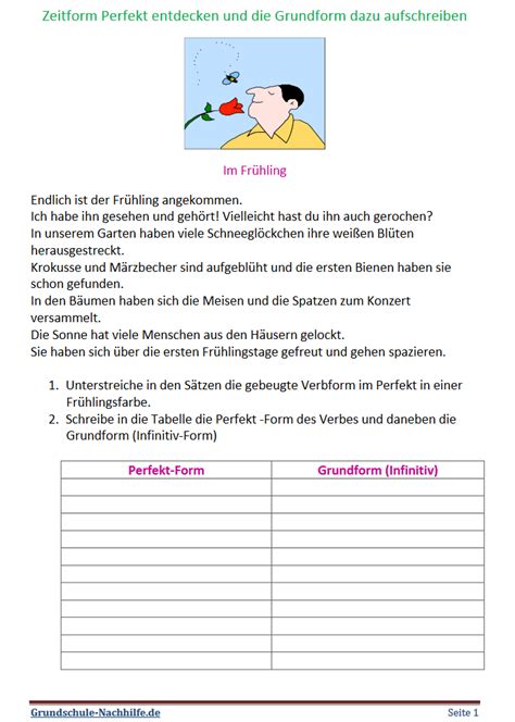 Die richtigen antworten sind ebenfalls enthalten. Grundschule-Nachhilfe.de | Arbeitsblatt Deutsch Klasse 3,4 ...