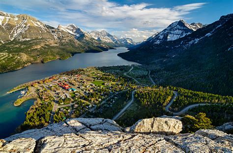 Waterton Lakes National Park Town Photograph By Marvin Juang Fine Art