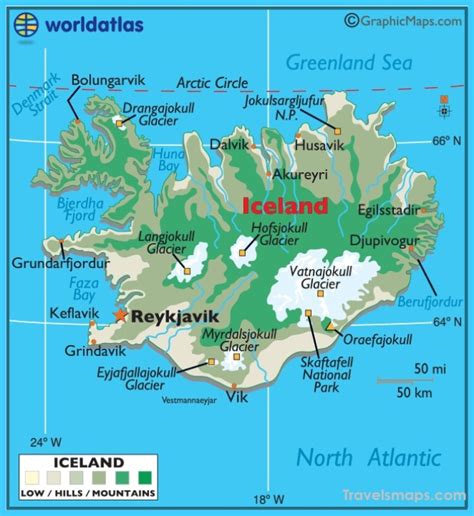 Where Is Iceland Iceland Map Map Of Iceland Travelsmapscom