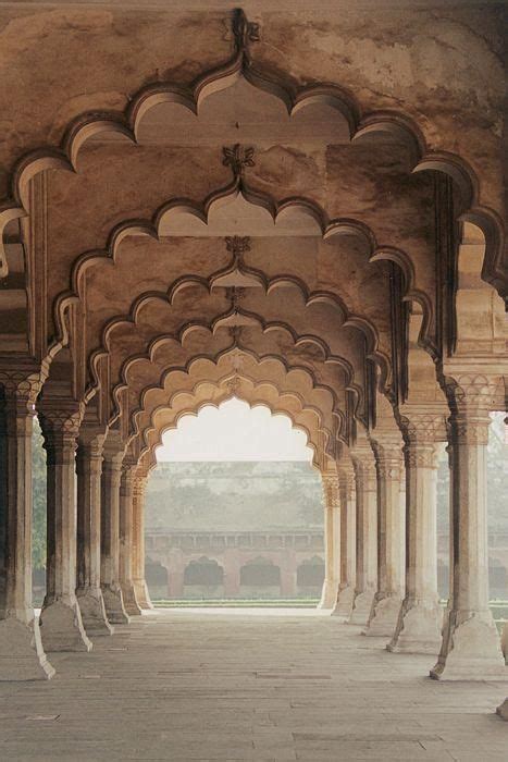 Through The Arches Agra India Indian Architecture Amazing