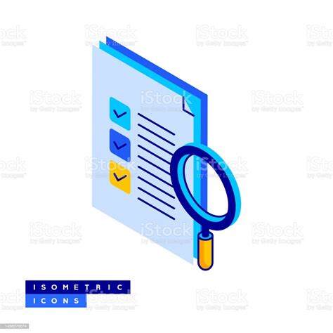 Financial Analysis Isometric Icon Concept And Three Dimensional Design