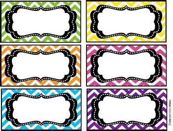 The template has been made using microsoft word and can be edited once you download the file. Chevron Labels (multiple colors) *editable* by teaching ...