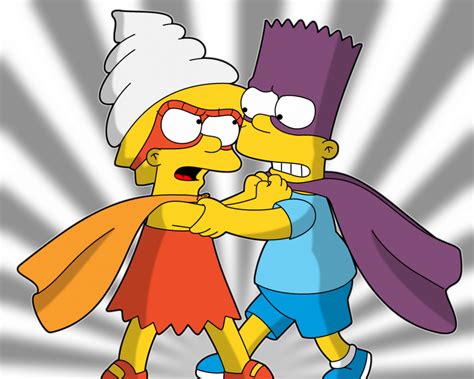 Bart And Lisa Fighting The Simpsons Bart And Lisa Simpson The