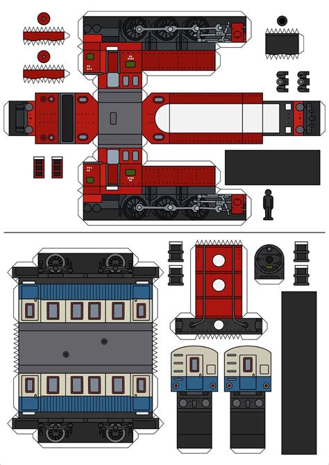 7easy Minecraft Papercraft Train Car Sakafotos