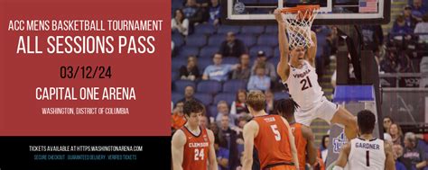 Acc Mens Basketball Tournament All Sessions Pass 12 March 2024