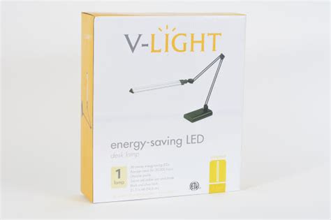 V Light Led Energy Efficient Ultra Slim Desk Lamp With Adjustable Arms