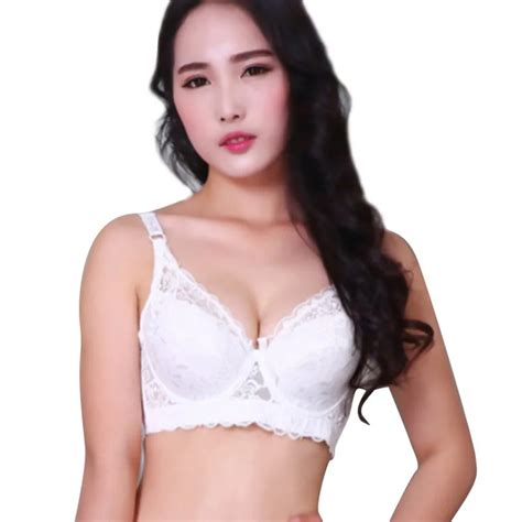 Fashion Women Sexy Underwear Bra Push Up Padded Lace Sheer Bra C Cup Colors New Lace Bra Female
