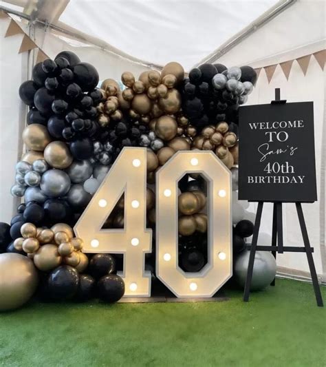 40th Birthday Party Ideas 40th Birthday Decorations 40th Birthday