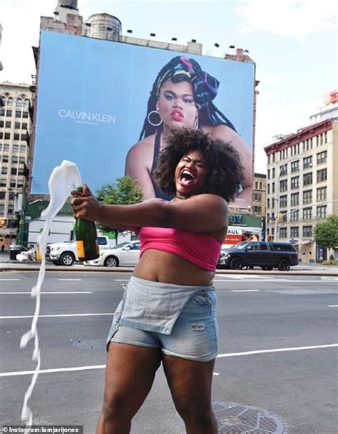 Black Plus Size Trans Woman Features On Calvin Klein Billboard Daily Mail Online