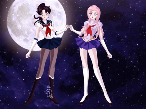 Ayano Aishi And Yuno Gasai Sailor Moon By Yandere Chankawaii13 On