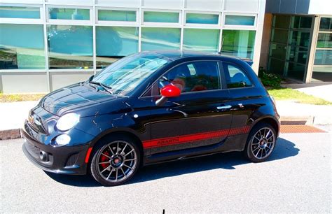 2012 fiat 500 abarth front 3/4 view. 2012 Fiat 500 Abarth Review By John Heilig