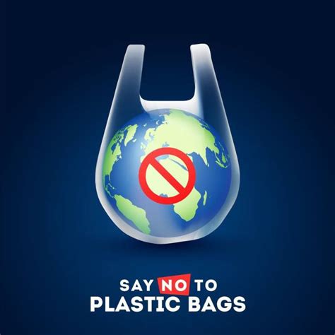 Say No To Plastic Bags Save Environmentno Plasticsave Earth