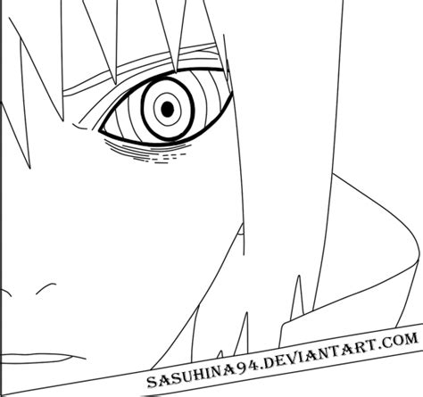Sasuke Rinnegan Lineart By Iithedarkness94ii On Deviantart