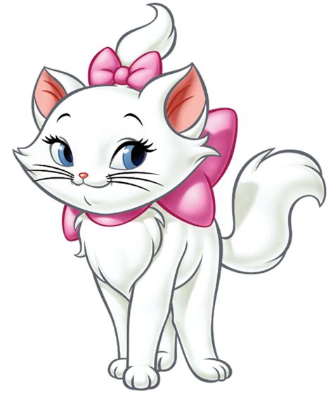 Marie Cat Illustration Png White Cat Mammal Png