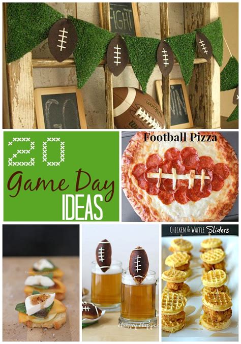 Great Ideas 20 Game Day Ideas