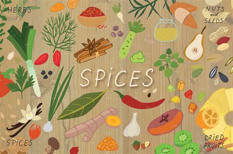 Spices Custom Designed Illustrations Creative Market