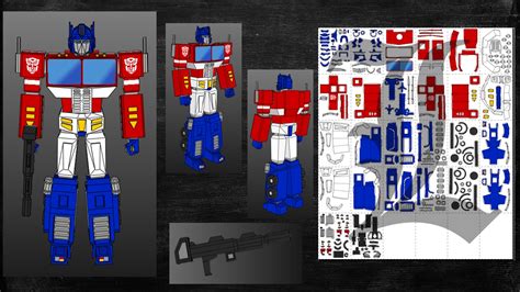 Optimus Prime L Paper