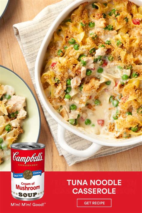 Check spelling or type a new query. Tuna Noodle Casserole - Campbell Soup Company | Recipe | Recipes, Noodle casserole, Tuna noodle ...