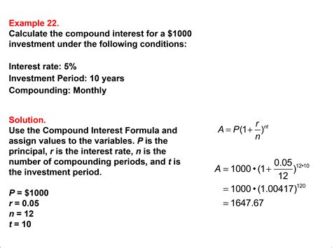 Kinds of obligation according to object: Math Example: Compound Interest: Example 22 | Media4Math