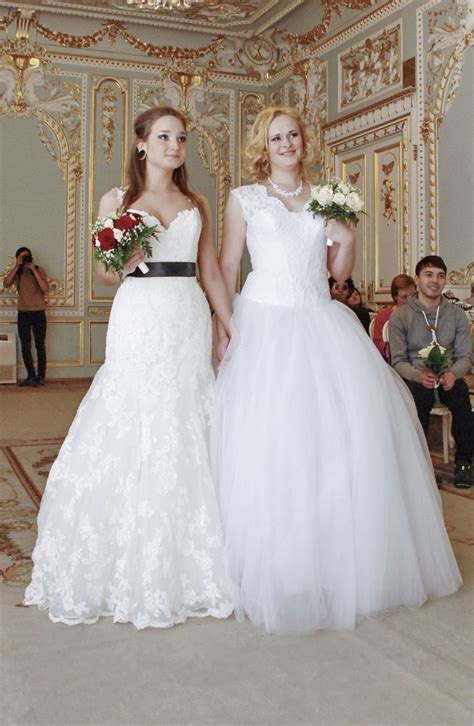Brides Marry In Russias “first Lgbt Wedding” Thanks To Legal Loophole