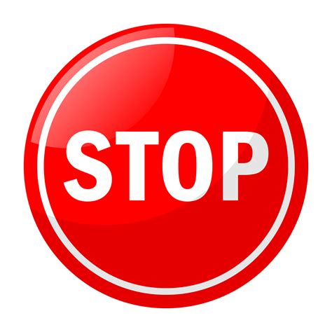 Free Red Stop Sign No Sign Icon 18886565 Png With Transparent Background