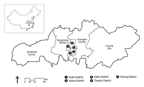 Map Of Changsha City Download Scientific Diagram