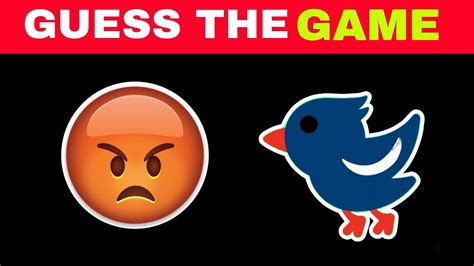 Guess The Game By Emoji 🎮 Emoji Quiz Youtube