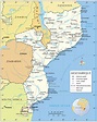 Political Map of Mozambique - Nations Online Project