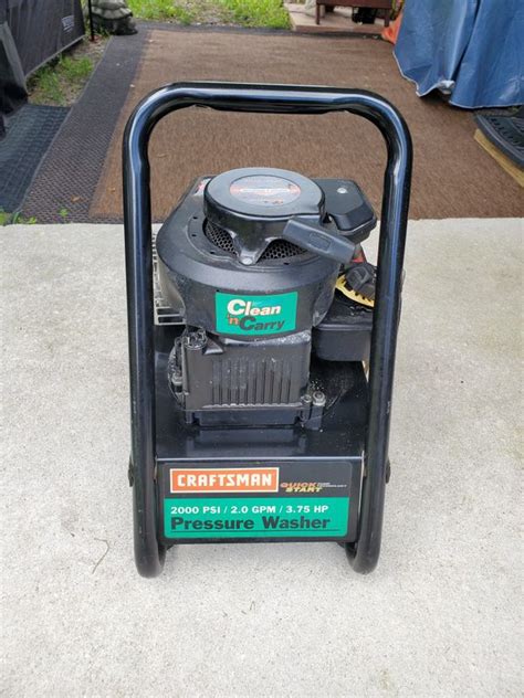 Craftsman Clean And Carry Pressure Washer 2000 Psi At Craftsman Power