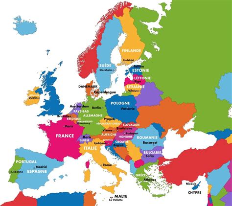 Carte Europe Avec Capitale Carte Hot Sex Picture