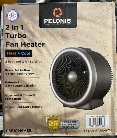 Pelonis In Turbo Fan Heater Psf M Asb All Season Use Nib Ebay