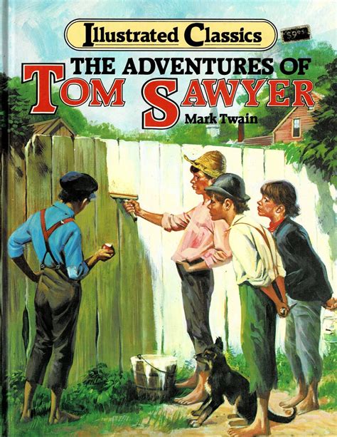 The Adventures Of Tom Sawyer Mark Twain Illustrated Classics Large Hardcover Book 1983