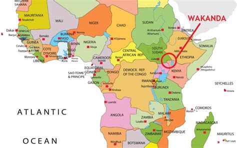 So were is wakanda on a map like this. Black History Month 2018: The Wakandans - Occidental Dissent