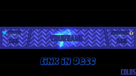Free Banner Template Youtube