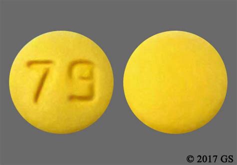 Yellow Round With Imprint 79 Pill Images Goodrx