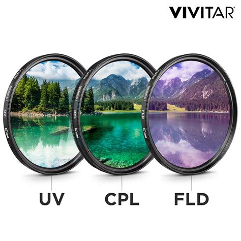 67mm Vivitar Professional Uv Cpl Fld Lens Filter And Close Up Macro